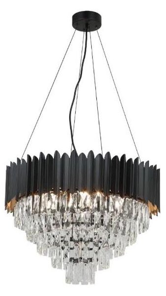 Brilagi - Lustru suspendat pe cablu CARLOS 9xE14/40W/230V diam. 60 cm