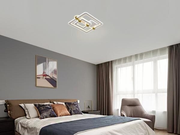 Lampă LED de tavan reglabilă, 140 W, 230 V, 3000-6500 K, cu telecomandă