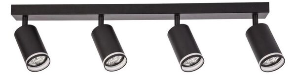 Spot PIPE 4xGU10/10W/230V negru