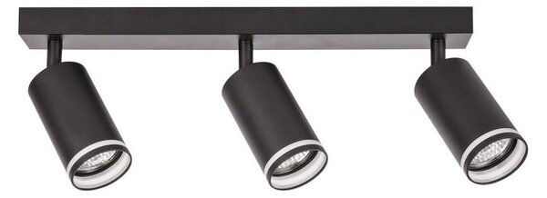 Spot PIPE 3xGU10/10W/230V negru