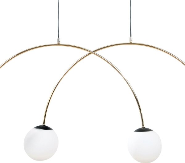 Zuma Line 1219 - Lustră BOW suspendată pe cablu, 4xE14/10W/230V, auriu