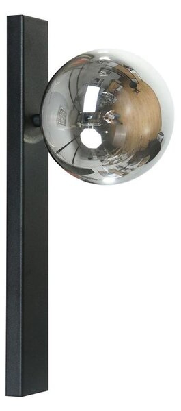 Zuma Line 1218 - Aplică de perete SERENITY 1xG9/8W/230V negru/negru fumuriu