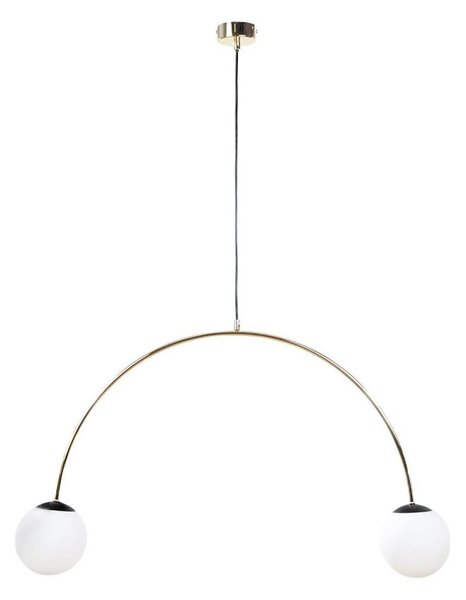 Zuma Line 1221 - Lampă suspendată BOW pe cablu 2xE14/10W/230V, aurie