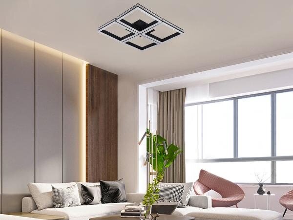 Lustră LED aplicată dimabilă, 215W, 230V, 3000-6500K + telecomandă