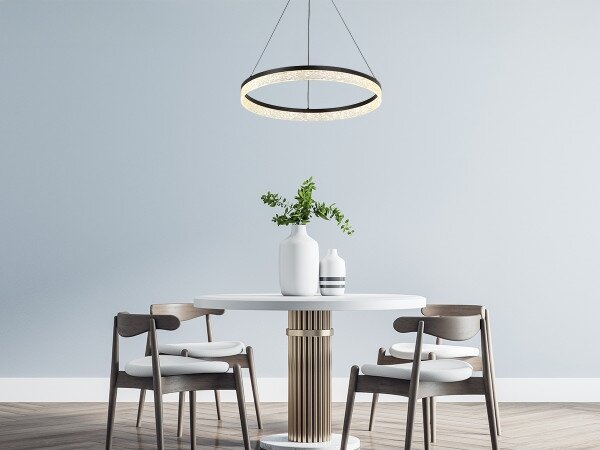 Lustră LED dimabilă pe cablu ALIANZ LED/45W/230V 3000-6000K + telecomandă
