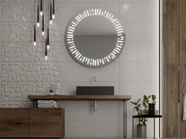 Oglindă LED rotundă C6 premium