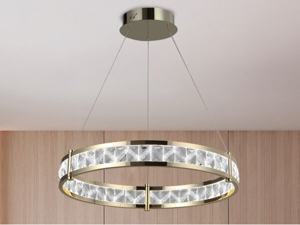 Lustră LED dimmabilă pe cablu ENRIQUE LED/55W/230V 3000-6000K + telecomandă