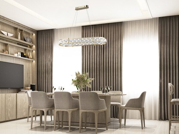 Candelabru LED dimabil pe cablu ENRIQUE LED/50W/230V 3000-6000K +telecomandă