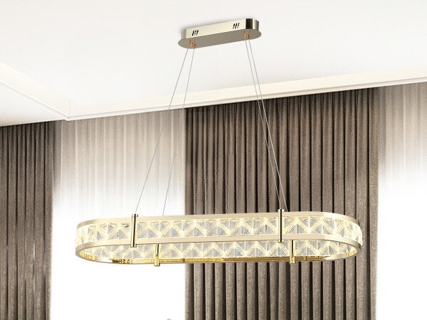 Candelabru LED dimabil pe cablu ENRIQUE LED/50W/230V 3000-6000K +telecomandă