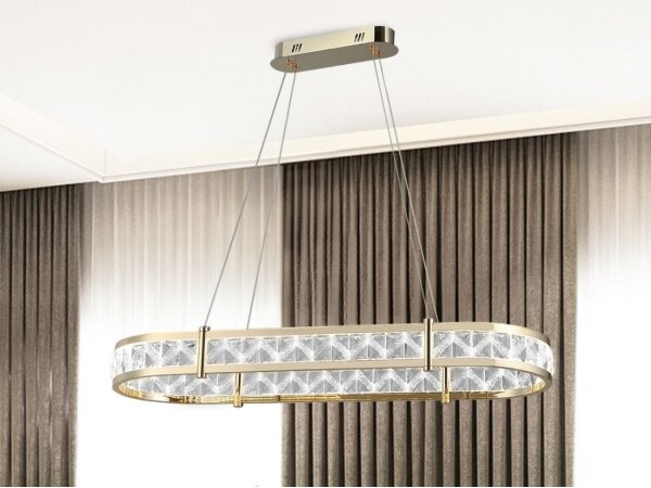 Candelabru LED dimabil pe cablu ENRIQUE LED/50W/230V 3000-6000K +telecomandă