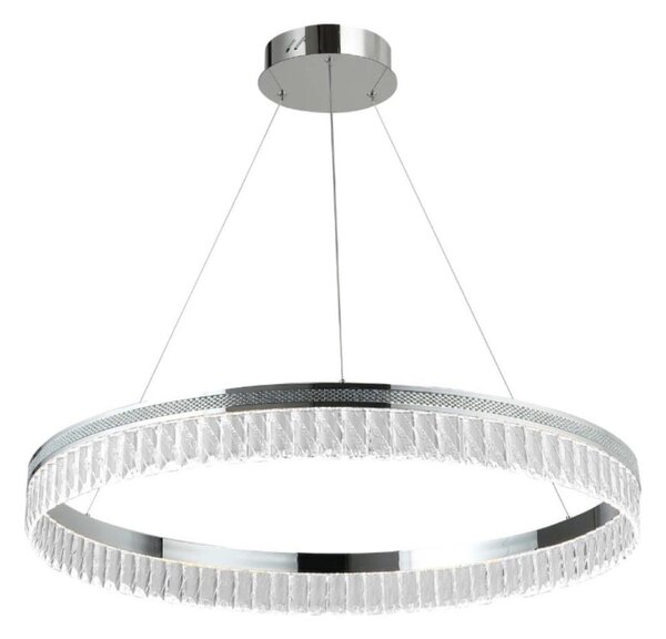Candelabru cu cristale LED reglabil pe cablu THALIA LED/55W/230V 3000-6000K + telecomandă