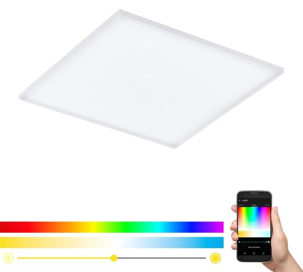 Plafonieră LED RGB dimabilă TURCONA-C LED/30W/230V Eglo 98564 + telecomandă