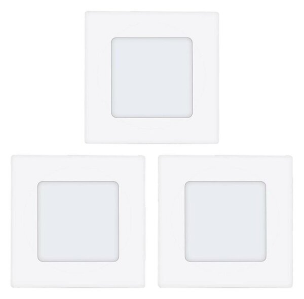 Eglo 78196 - Set 3x spoturi LED încastrate 3xLED/2,7W/230V