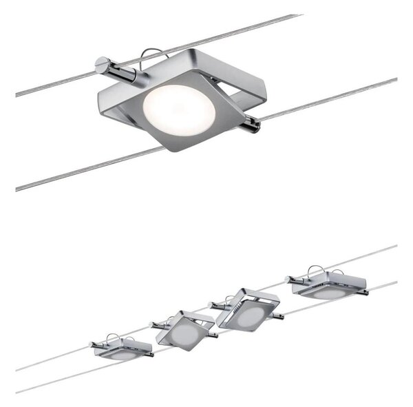 Paulmann 94107 - Set 4 x LED de 4,3 W, sistem complet cu cablu MAC 230 V