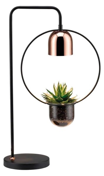 Paulmann 79746 - Lampă de masă FANJA, 1xGU10/20W, 230V, finisaj fumuriu