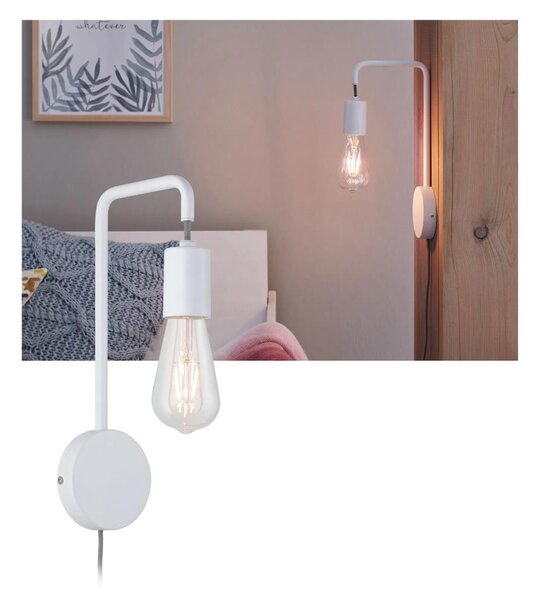 Paulmann 79811 - Aplică de perete CALVANI, 1xE27/40W, 230V, albă
