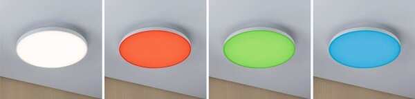 Paulmann 79929 - Lampă LED de plafon LORIA, 22 W, RGBW, dimerizabilă, 230 V