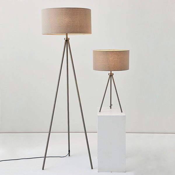 Endon 66987 - Lampă de podea TRI 1xE27/60W/230V, bej