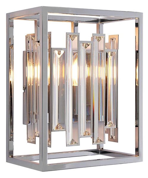 Aplica de perete ACADIA Endon 81932, 1xE14/40W/230V, crom lucios