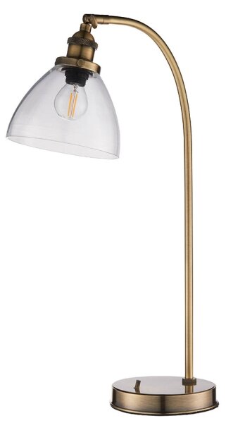 Endon 77859 - Lampă de masă HANSEN 1xE14/40W/230V, alamă