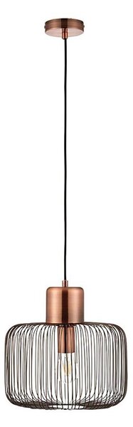 Endon 68986 - Pendul NICOLA pe cablu, 1xE27/40W/230V, cupru