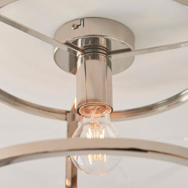 Endon 96150 - Plafonieră HOPTON 1 x E27, 10 W, 230 V, crom lucios