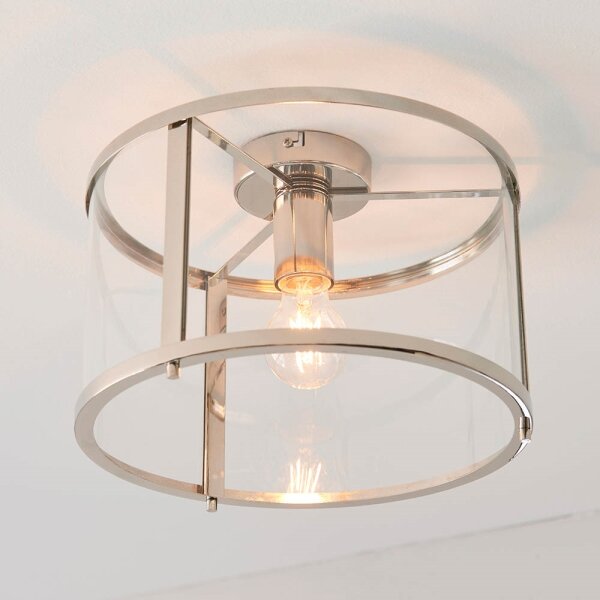 Endon 96150 - Plafonieră HOPTON 1 x E27, 10 W, 230 V, crom lucios