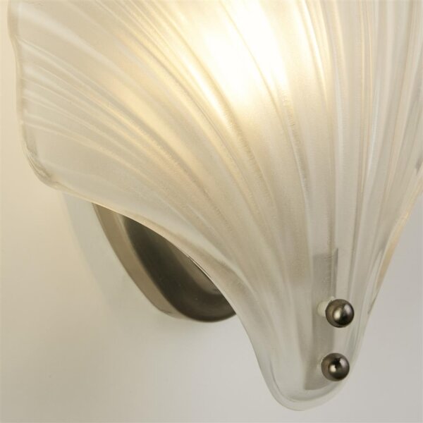 Searchlight 28980SS - Aplică de perete SHELL 1xG9/7W/230V, albă