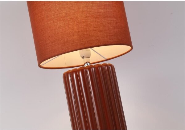 Searchlight EU22353OR - Lampă de masă GROOVE 1xE14/60W/230V bordo