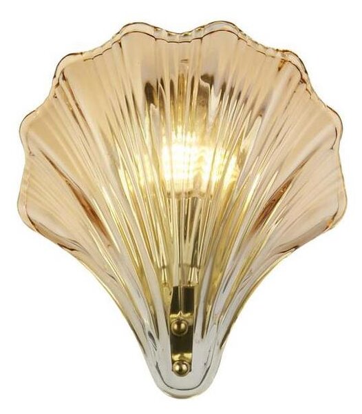 Searchlight 28980SB - Aplică de perete SHELL 1xG9/7W/230V fumurie