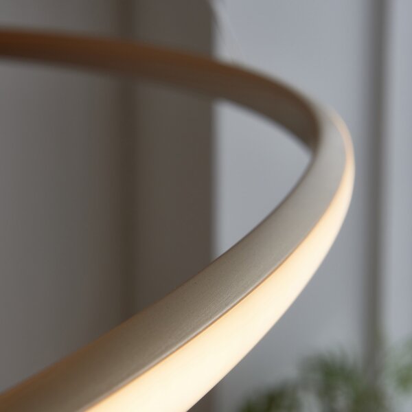 Endon 97645 - Lustră LED dimerizabilă pe cablu TWIRL LED/131W/230V 3000K, auriu