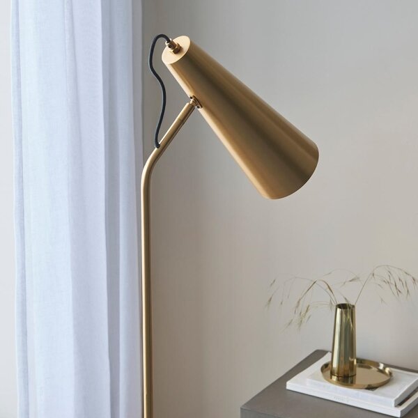 Endon 107528 - Lampă de podea KARNA 1xE27/10W/230V alamă