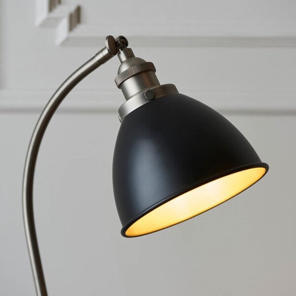 Lampă de masă FRANKLIN Endon 98752 1xE14/7W/230V crom mat/antracit