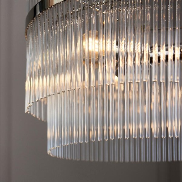 Endon 104113 - Lustră suspendată pe lanț MARIETTA, 3xE14/7W/230V, crom lucios