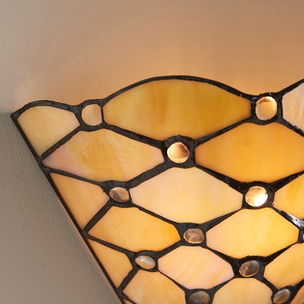 Endon 64302 - Aplică de perete Tiffany PEARL 1xE14/40W/230V