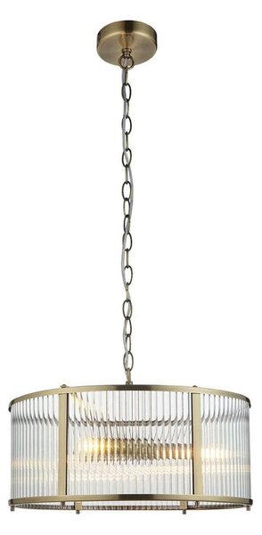 Endon 106282 - Lustră cu lanț RIDGETON 3xE14/6W/230V alamă