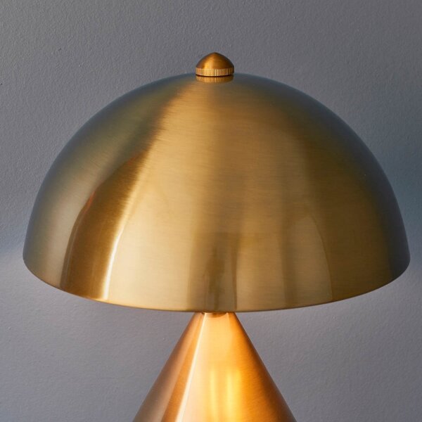 Endon 90522 - Lampă de masă NOVA 1xE27/60W/230V alamă