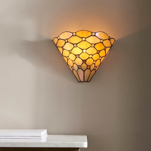 Endon 64302 - Aplică de perete Tiffany PEARL 1xE14/40W/230V