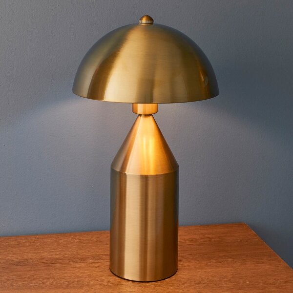 Endon 90522 - Lampă de masă NOVA 1xE27/60W/230V alamă
