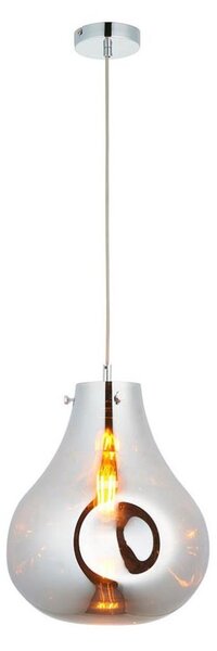 Endon 99788 - Pendul cu cablu EUROPA 1xE27/10W/230V negru fumuriu