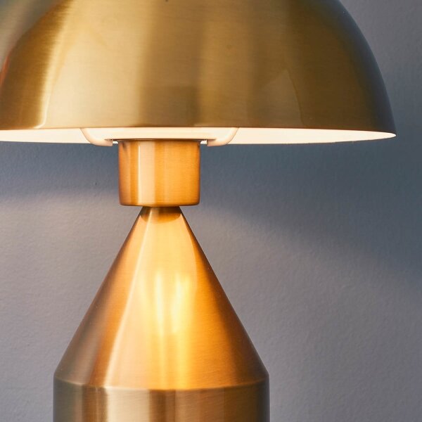 Endon 90522 - Lampă de masă NOVA 1xE27/60W/230V alamă
