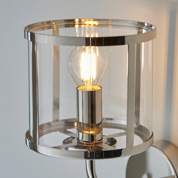 Endon 106003 - Aplică de perete HOPTON, 1xE14/7W/230V, crom lucios