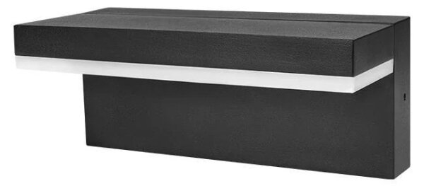 Aplica de exterior LED HESTIO, 9W, 230V, 4000 K, IP44, negru