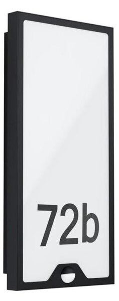 Eglo 780421 - Lampă LED pentru număr de casă cu senzor CASAZZA LED/16W/230V IP44
