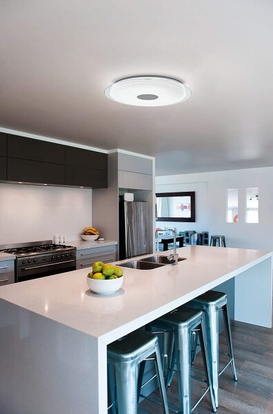 Eglo 32344 - Plafonieră LED RGBW dimerizabilă LANCIANO-C LED/53W/230V + telecomandă