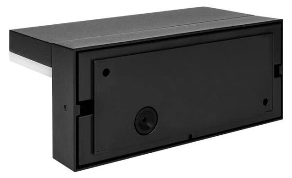 Aplica LED de exterior cu senzor, 9W, 230V, 4000K, IP44, neagră