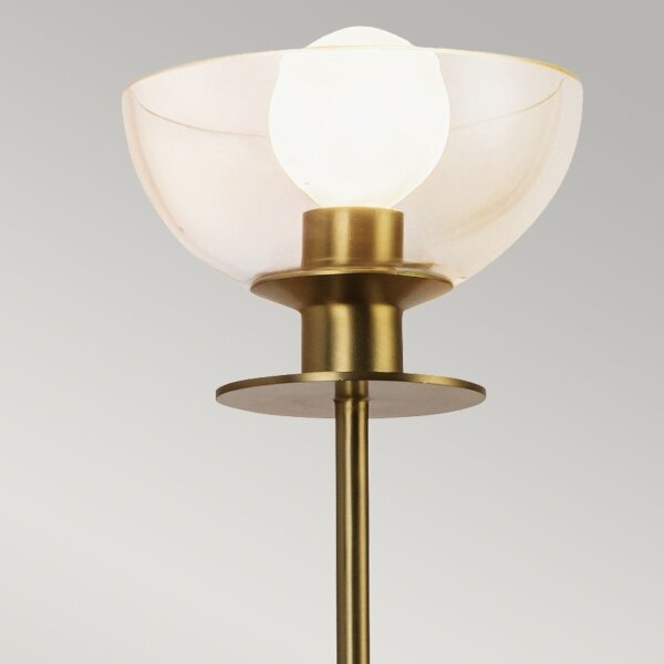 Alora Mood ALM-SYLVIA-1WB-BG-CL - Aplica de perete SYLVIA, 1xE14/40W/230V, aurie