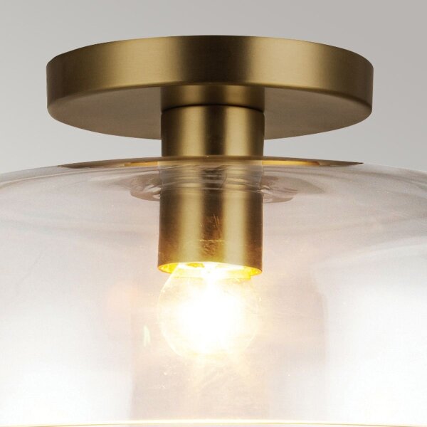 Alora Mood ALM-SYLVIA-SF-BG-CL - Plafonieră SYLVIA 1xE27/60W/230V, auriu
