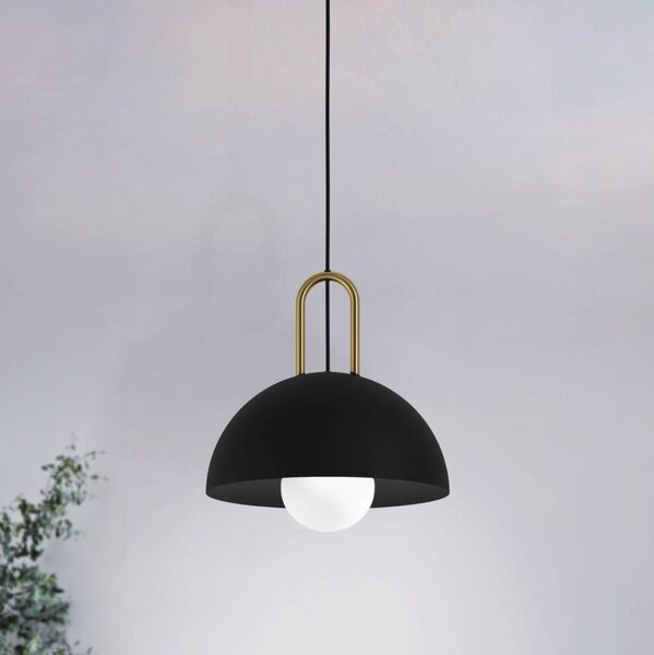 Eglo 56459 - Pendul pe cablu CALMANERA, 1xE27/40W/230V, negru