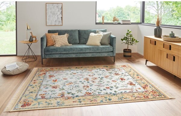 Covor bej din viscoză 160x230 cm Oriental – Nouristan